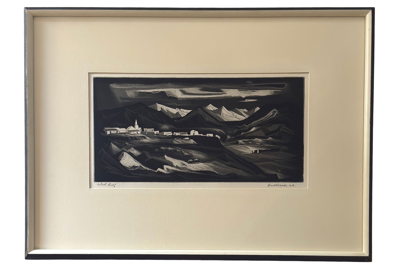 Doel Reed (1895 - 1985) "Truchas" Artist Proof (1 of 4)