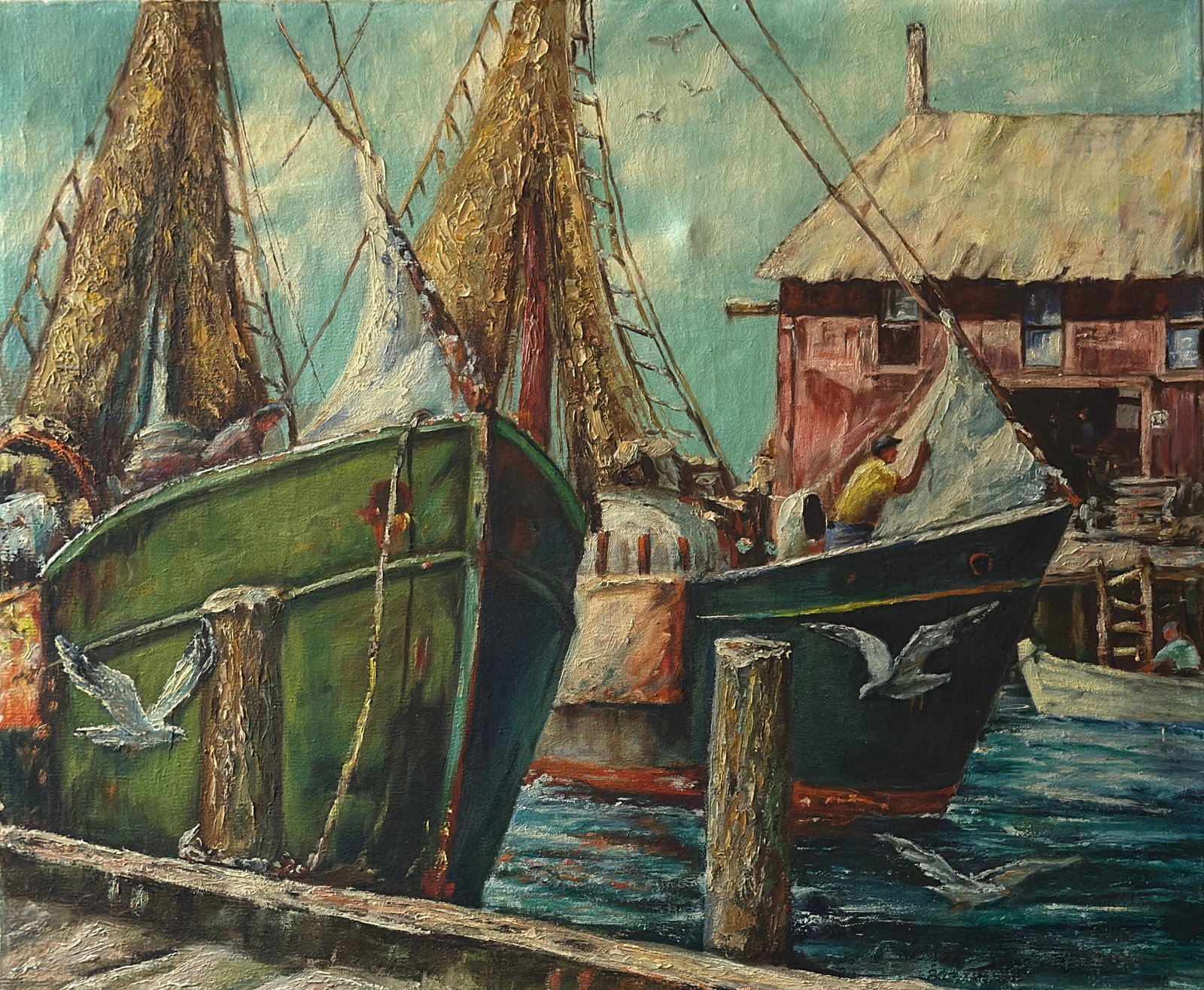 American School Harbor Scene (1 of 3)