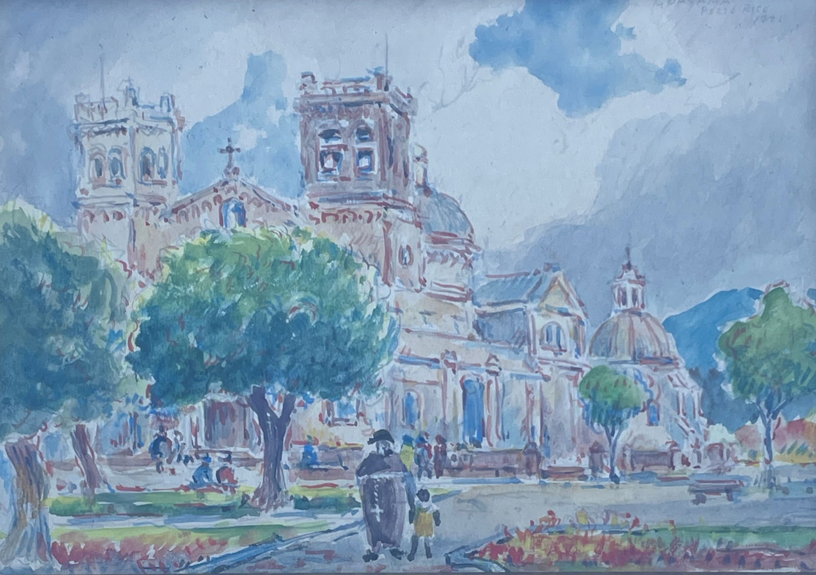 Reynolds Beal (1867-1952) "Guyama, Puerto Rico 1921" (1 of 3)