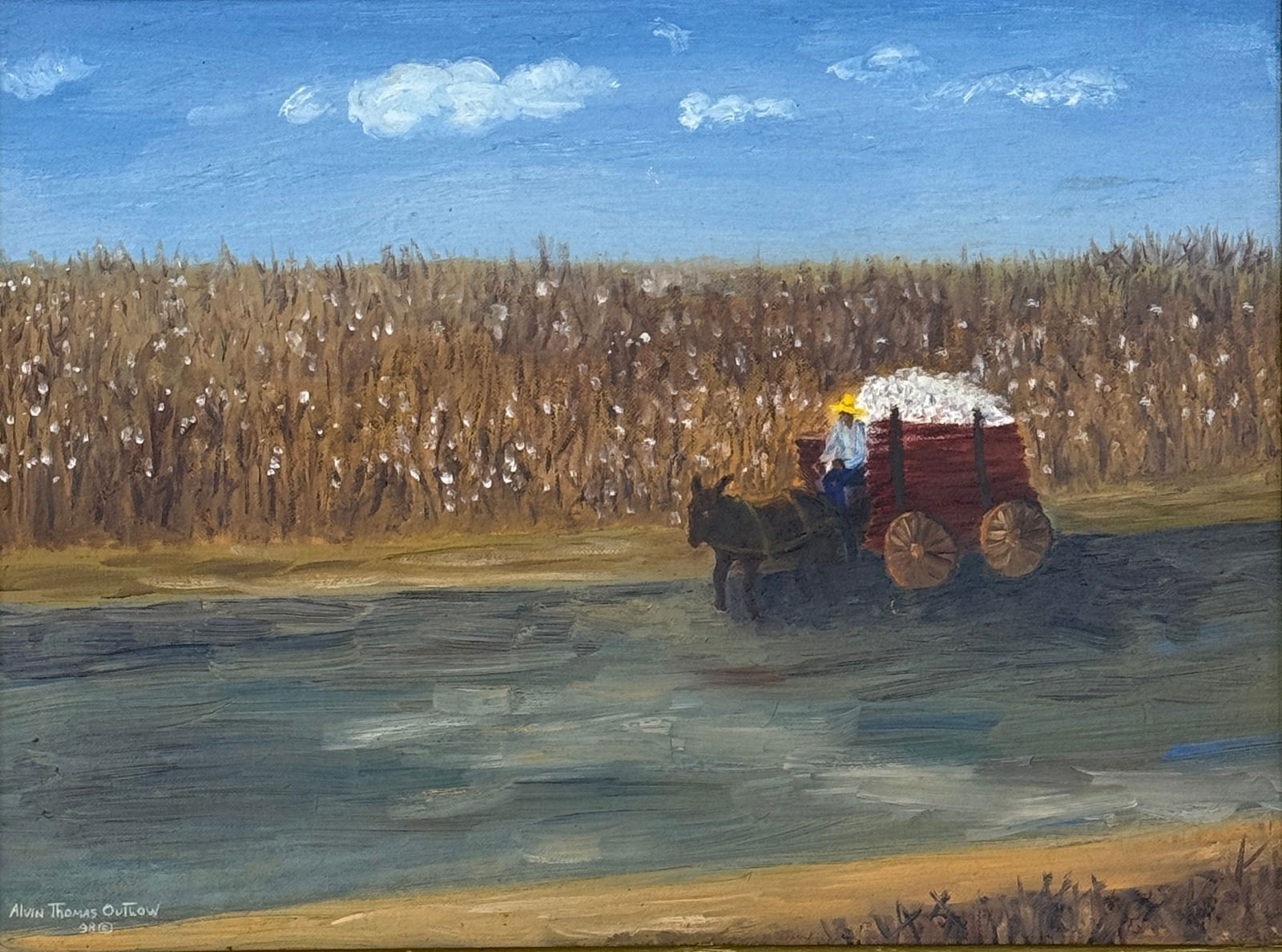 Alvin Thomas Outlaw (1941 - 2005) Cotton Wagon 98 (1 of 3)