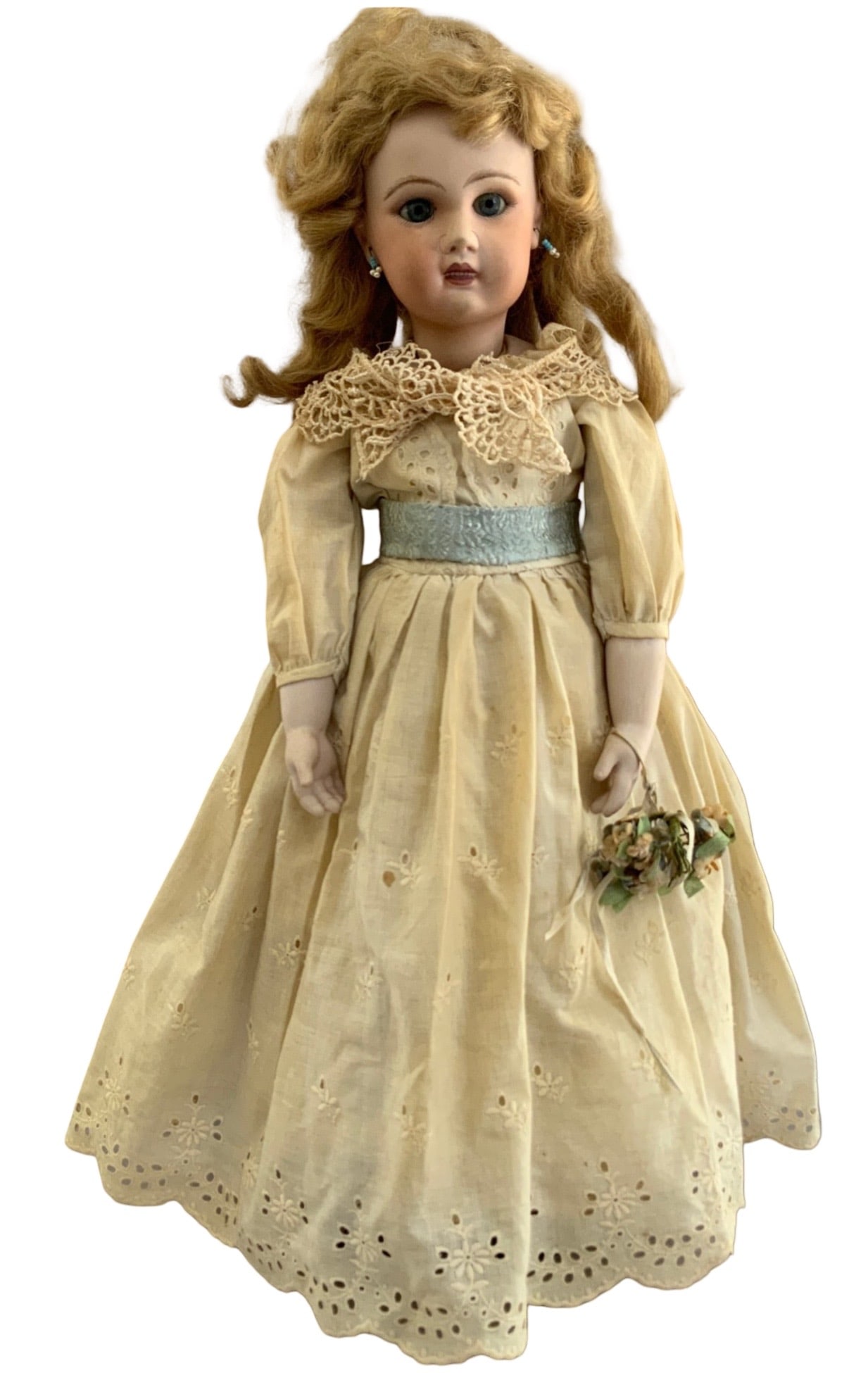 Bru Jne Blue Glass Eyes Bebe Doll (1 of 3)