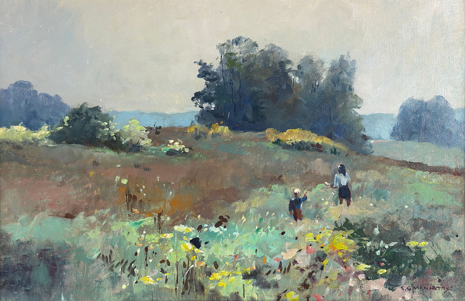 Stephen George Maniatty (1910 - 1984) “PATCH OF GOLD” (1 of 3)