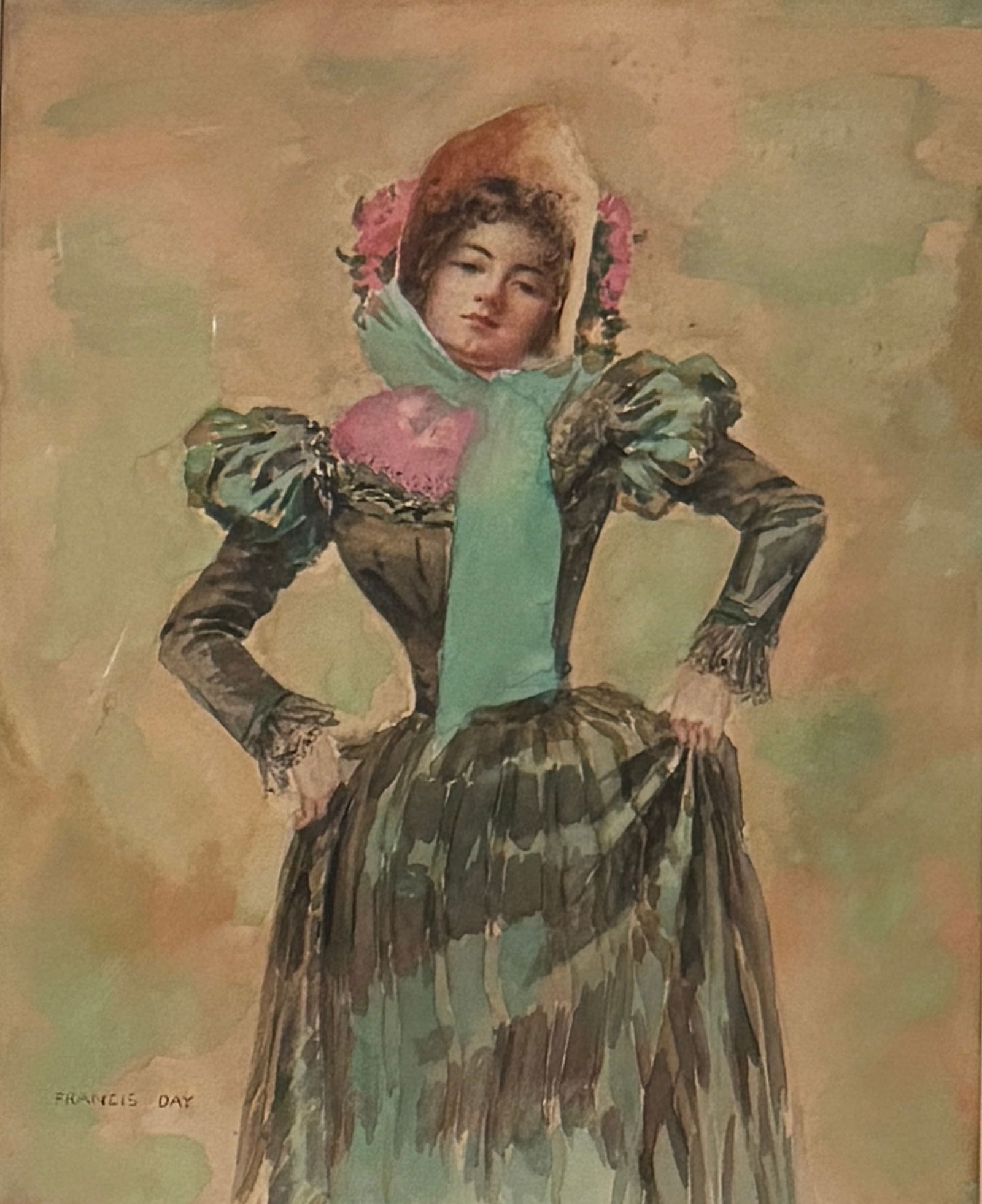 Francis Day (1863-1942) Belle Epoque Lady (1 of 3)