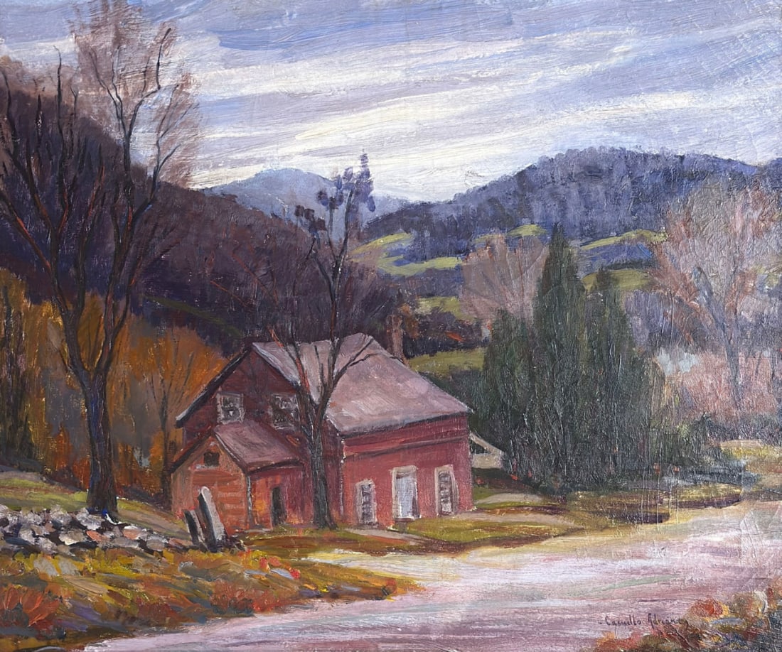 Camillo Adriani (American, Early 20th century): Camillo Adriani (American, Early 20th century)Oil on canvas, signed lower right, piece measures 24 x 20 and 24 x 28 inches w/frame.