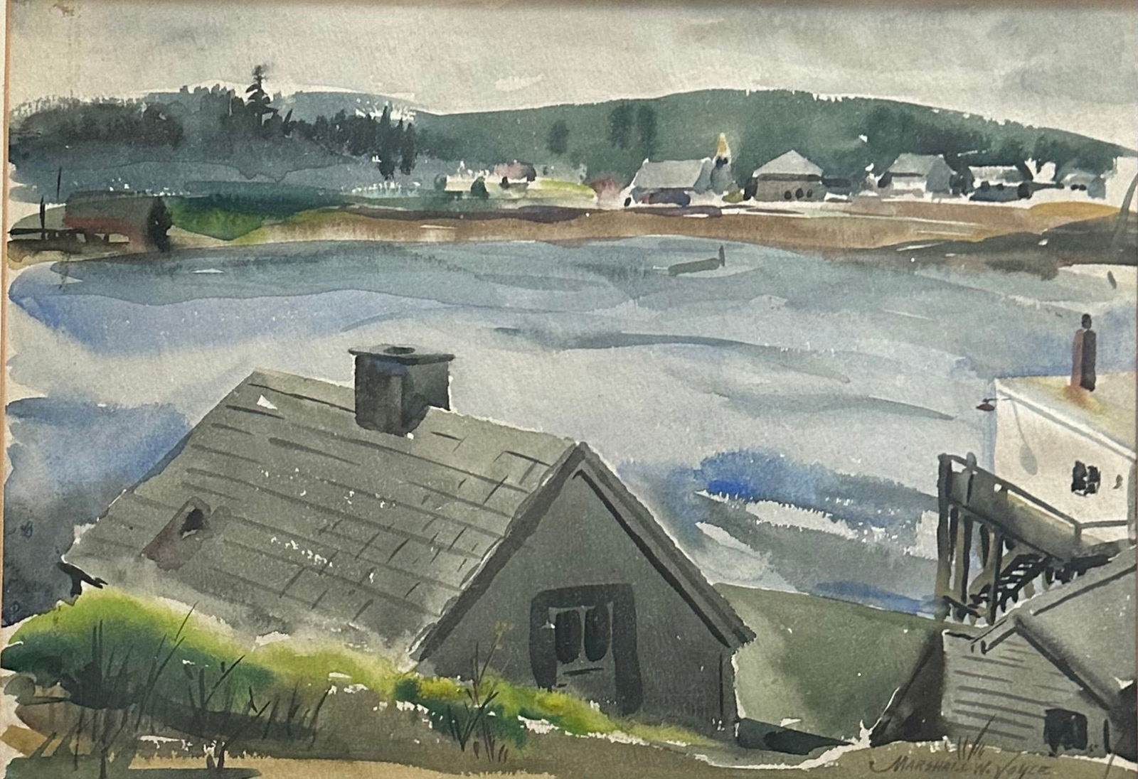 Marshall Joyce (1912-1998) Harbor (1 of 3)