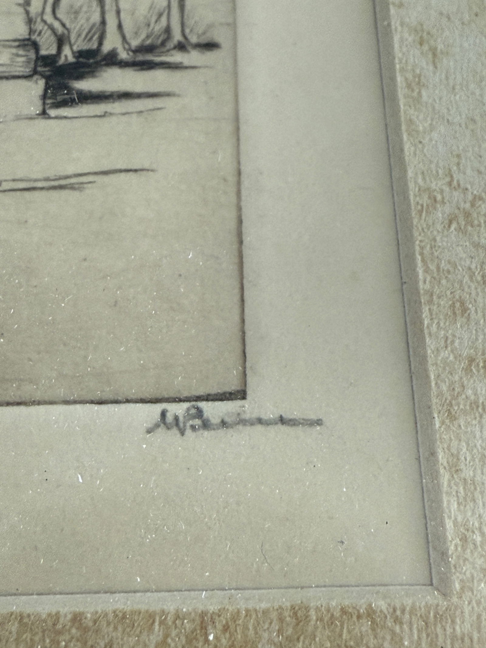 "Old Slave Market" St Augustine Signed Etching - 5