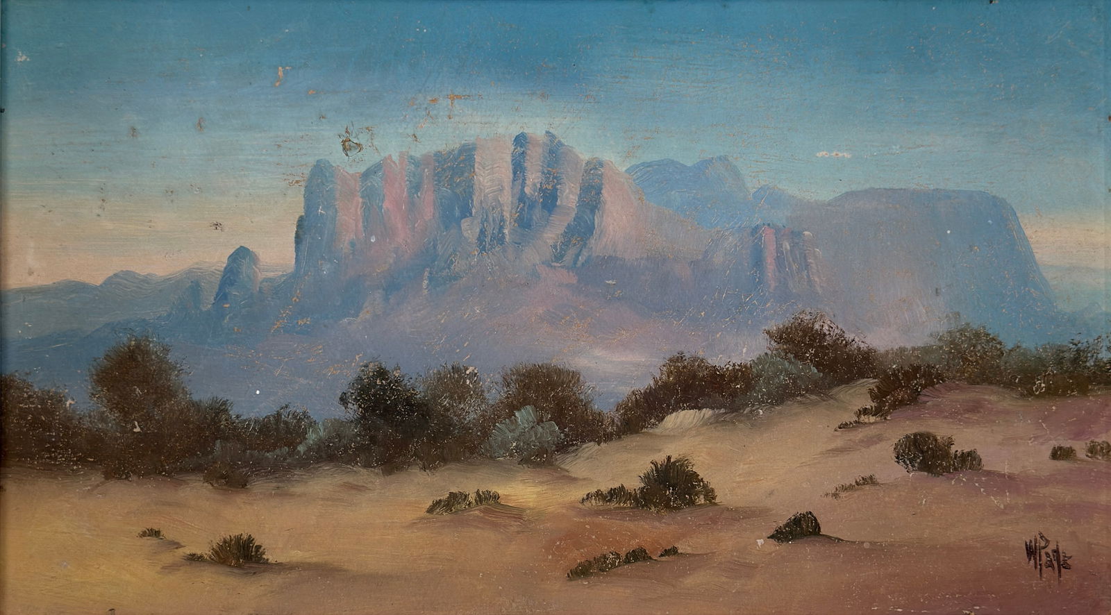 Willard J. Page (1885 - 1958) Western Landscape (1 of 3)