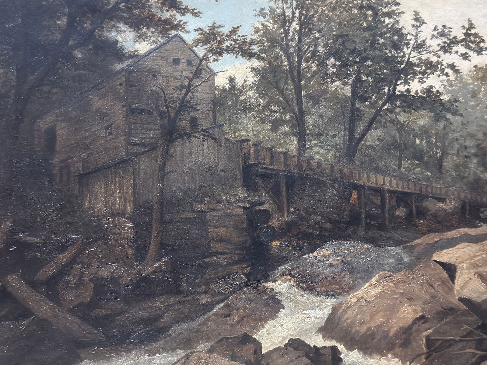 E. Coplestone Signed 1887 "Old Mill" - 3