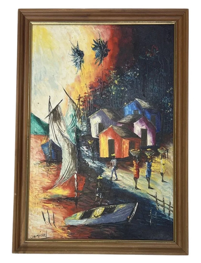 J.N. Michel (Haitian, 20th Century) - 2