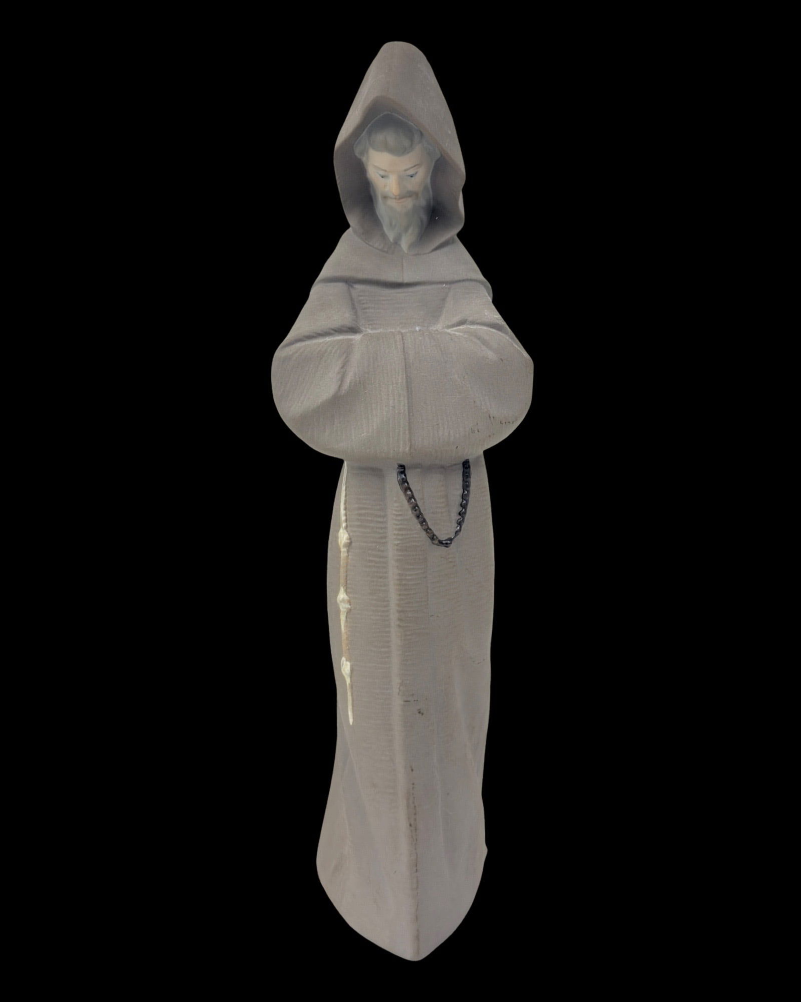 Lladro Franciscan Monk Porcelain Figurine- Signed: Laldro "Franciscan Monk" Porcelain Figurine. 2060. Artist Signed at the bottom. Measures 13 1/2" tall. Good Condition. Measures 13.5 x 4 inches.