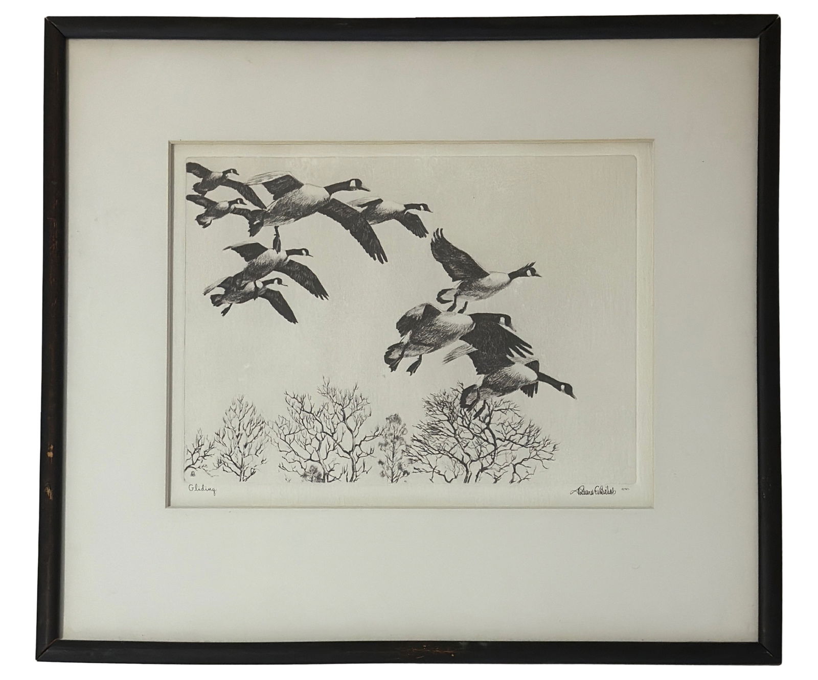 Original Richard E Bishop Etching - 2