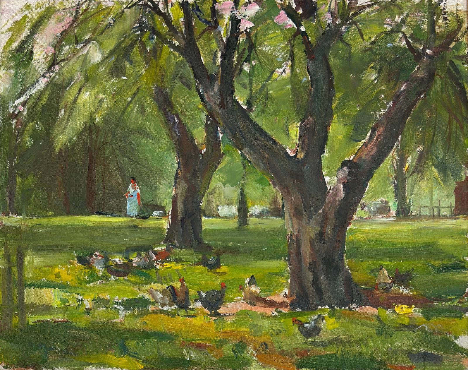 Carl William Peters (1897 - 1980) Carl Peters Home: Carl William Peters (1897 - 1980) Oil on board depicting Carl Peters home, stamped with Carl W. Peters estate stamp and signed on verso by Elaine P. Woodbury (the artists daughters), piece measures 16