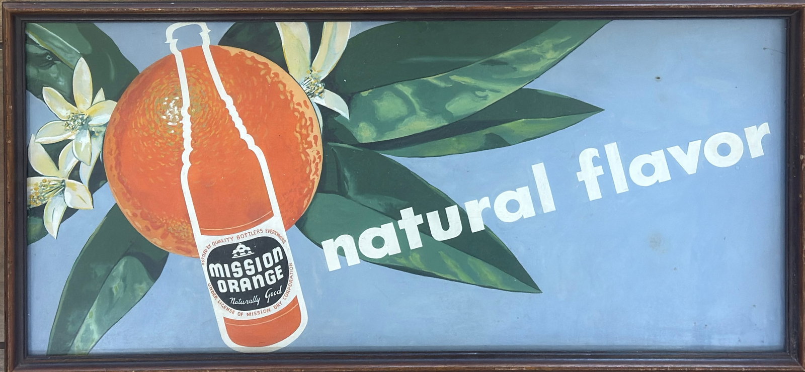 ANTIQUE MISSION ORANGE SODA ILUSTRATION "AWARD WINNER" UNKNOWN ARTIST: ANTIQUE MISSION ORANGE SODA ILUSTRATION "AWARD WINNER" UNKNOWN ARTIST MEASURES Mission Orange soda is a vintage American beverage, popular from the 1920s to the 1970s, known for its natural orange fla