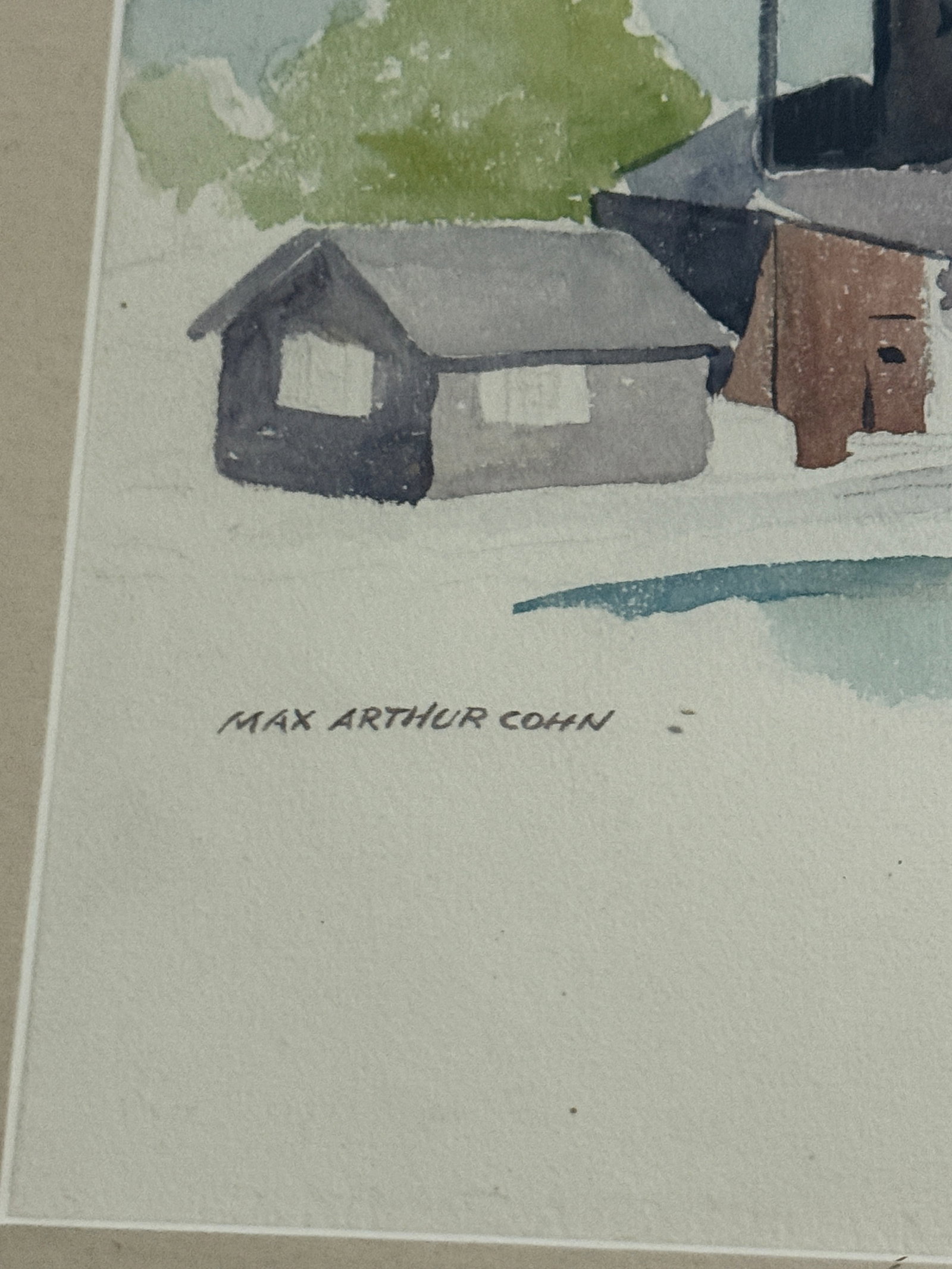 Max Arthur Cohn ( 1903-1998 ) Watercolor - 3