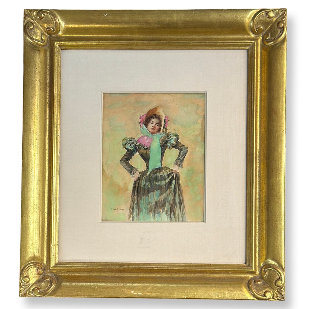 Francis Day (1863-1942) Belle Epoque Lady - 2