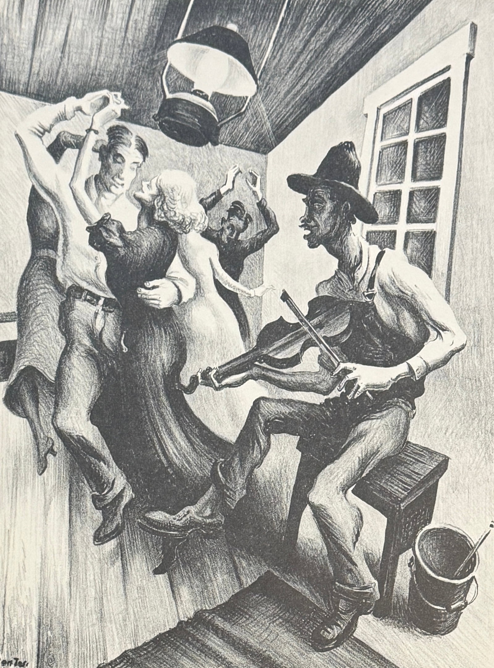 Thomas Hart Benton - I Got a Gal on Sourwood Mountain (1 of 3)