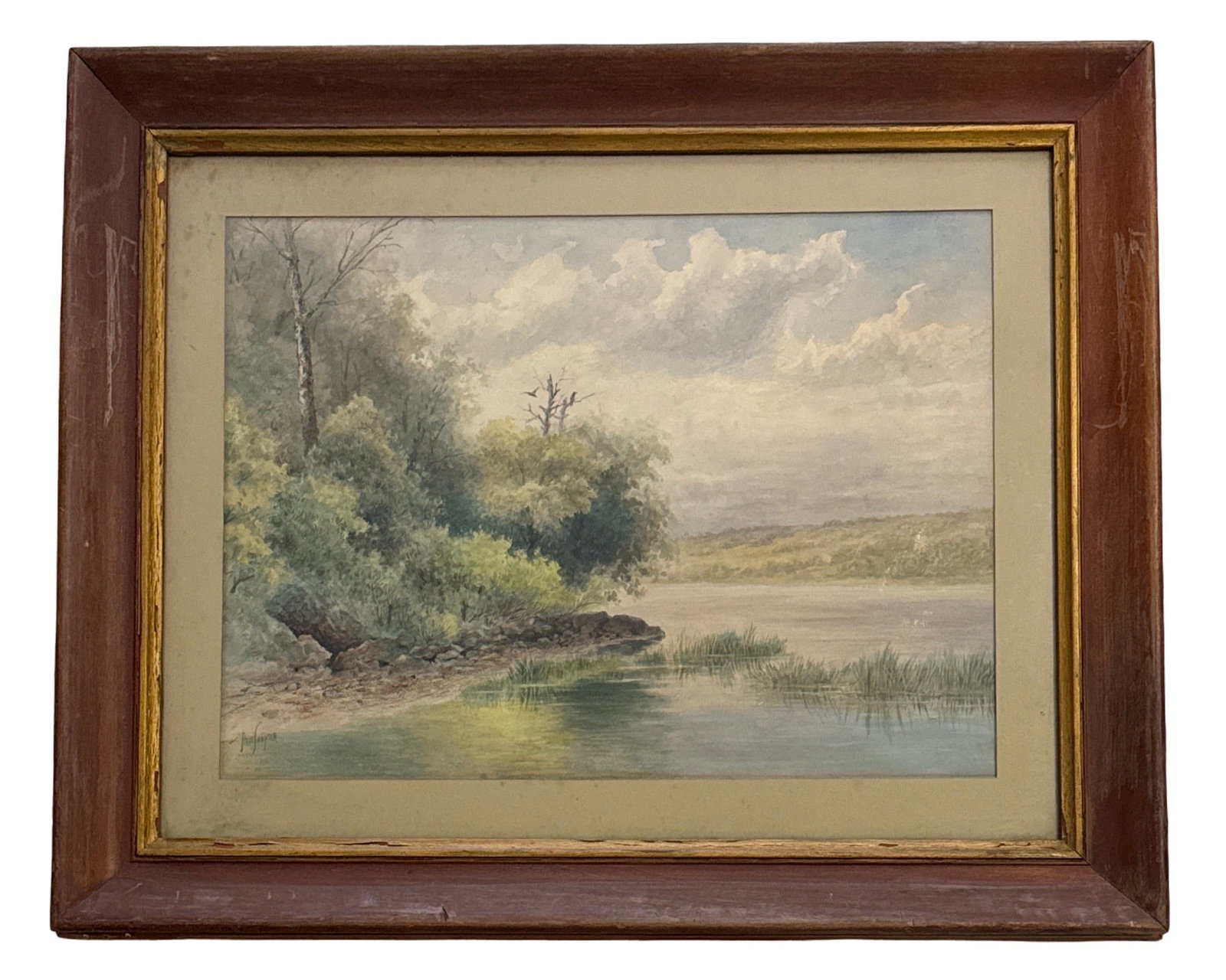 Paul Sawyier (1865 - 1917) American "Kentucky River" - 2