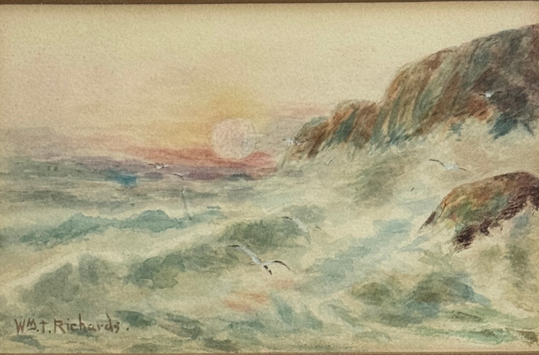 William Trost Richards ( 1833 - 1905 ) Coastal Scene (1 of 3)