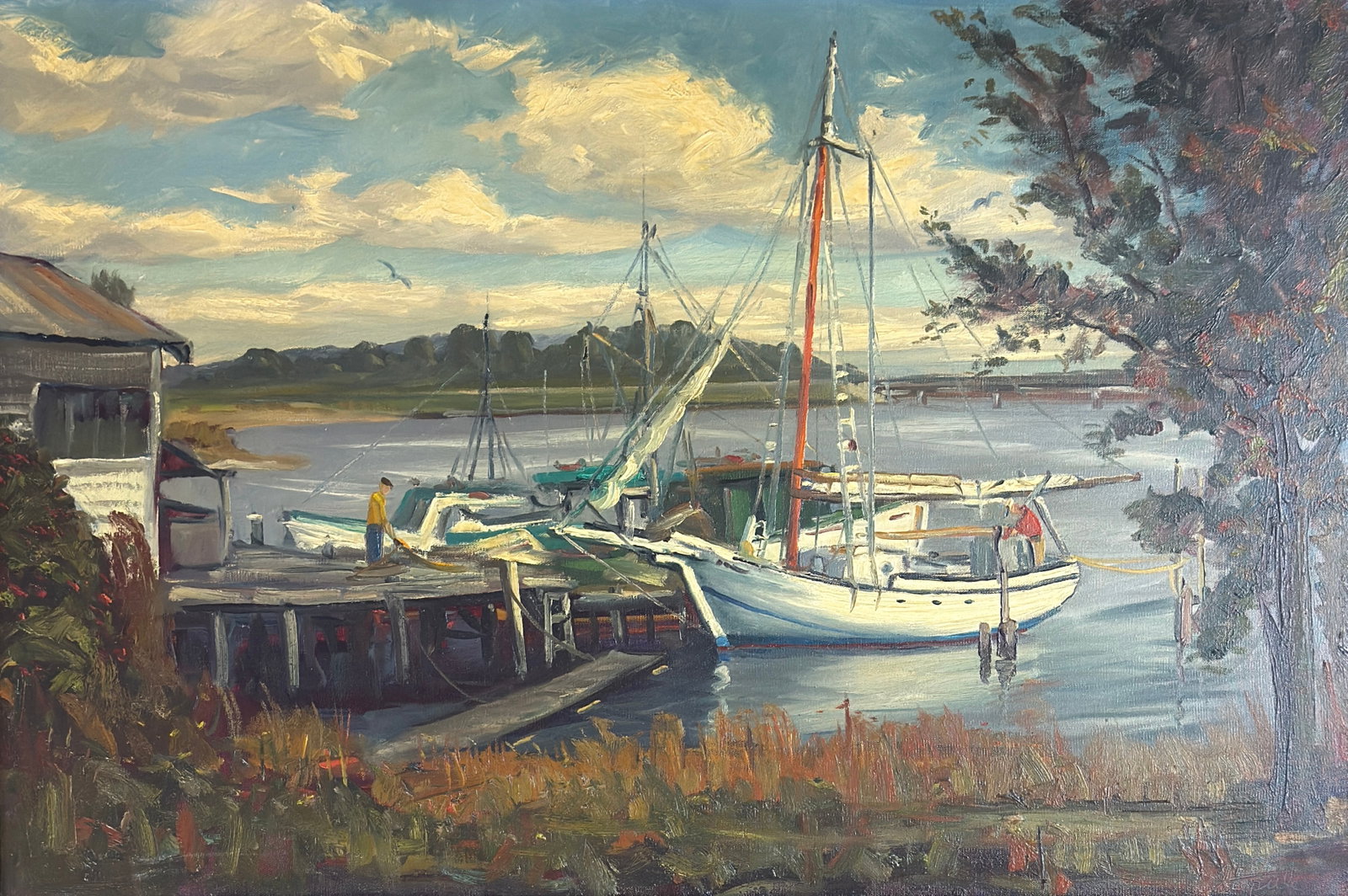 Charles Stepule (1911 - 2006) Annisquam River View (1 of 3)
