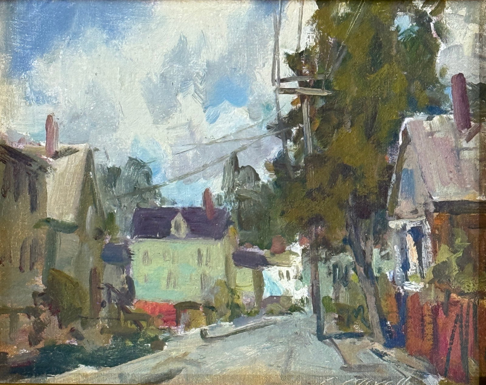 Charles Movalli (1945-2016) Street Scene (1 of 2)