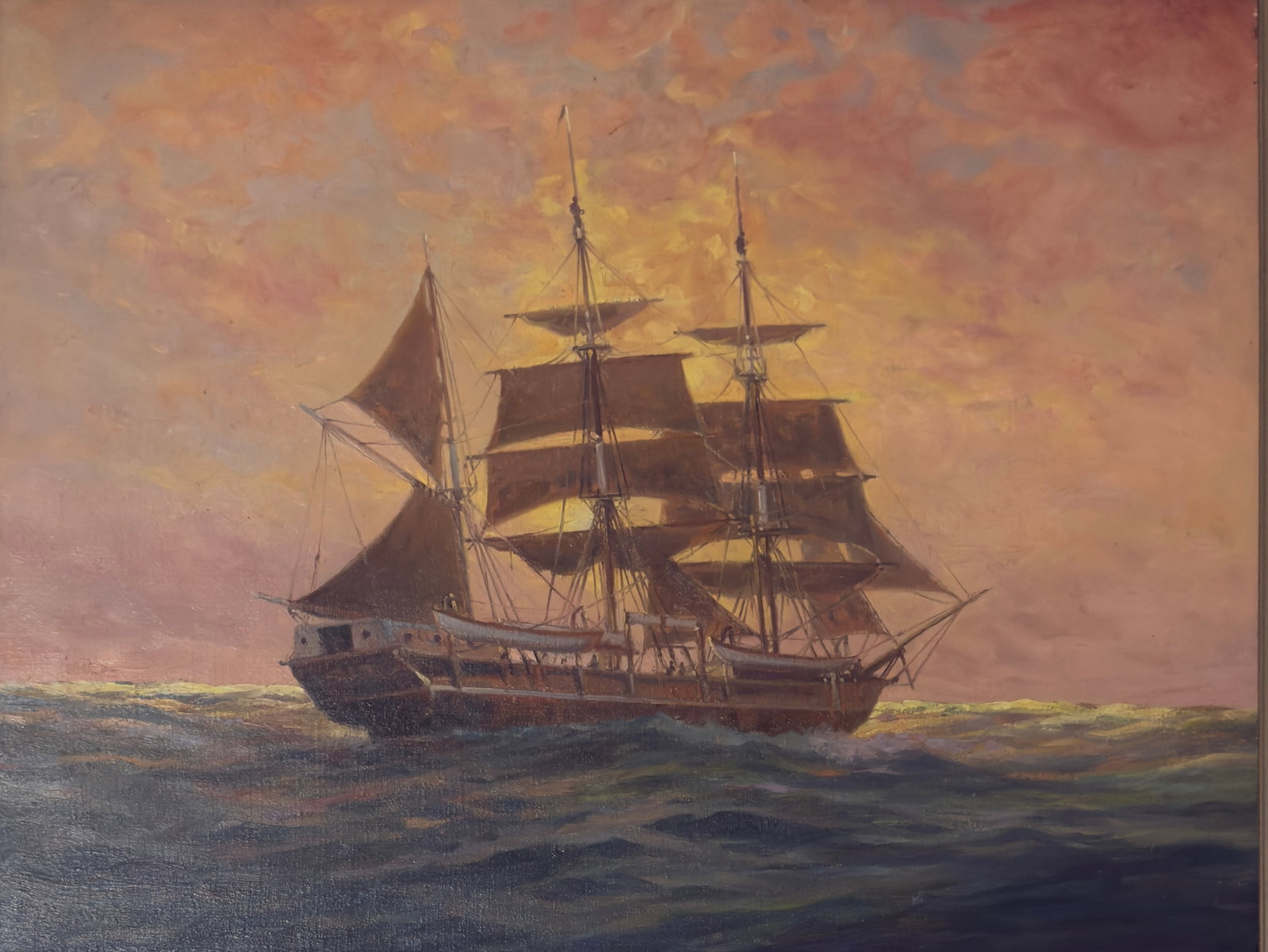 C Myron Clark (1858 - 1925) WHALESHIP WANDERER (1 of 5)