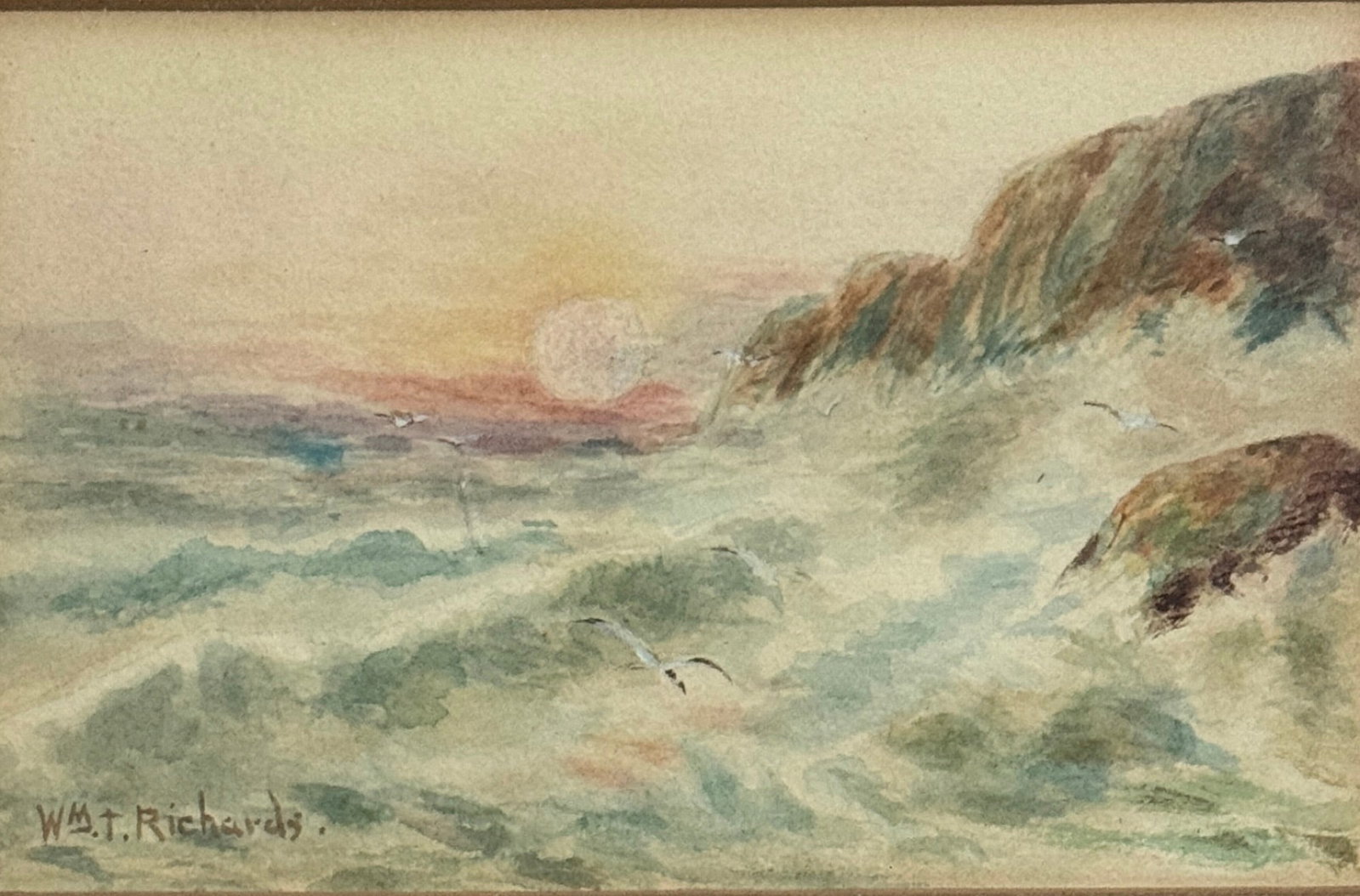 William Trost Richards ( 1833 - 1905 ) Coastal Scene (1 of 3)