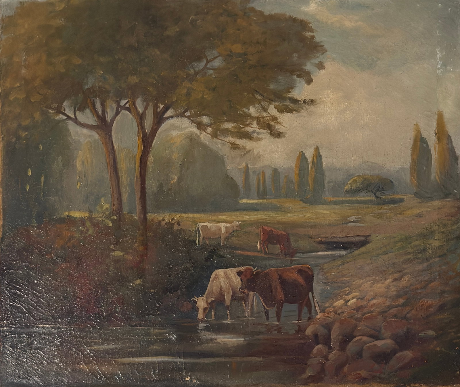 19th Century American School Oil Painting (1 of 2)