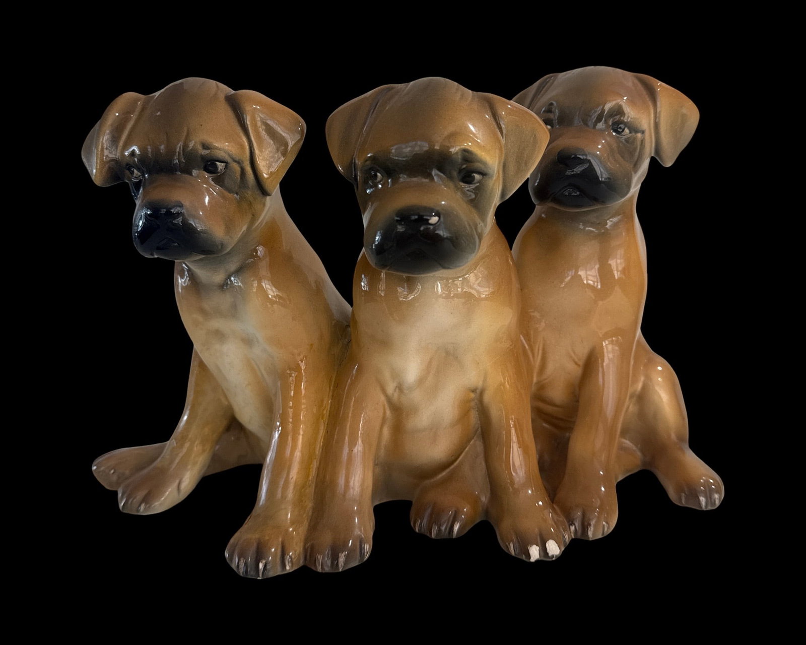 Vintage Ceramica Le Bertetti Torino "Sorpresa Tra Cuccioli" (1 of 5)