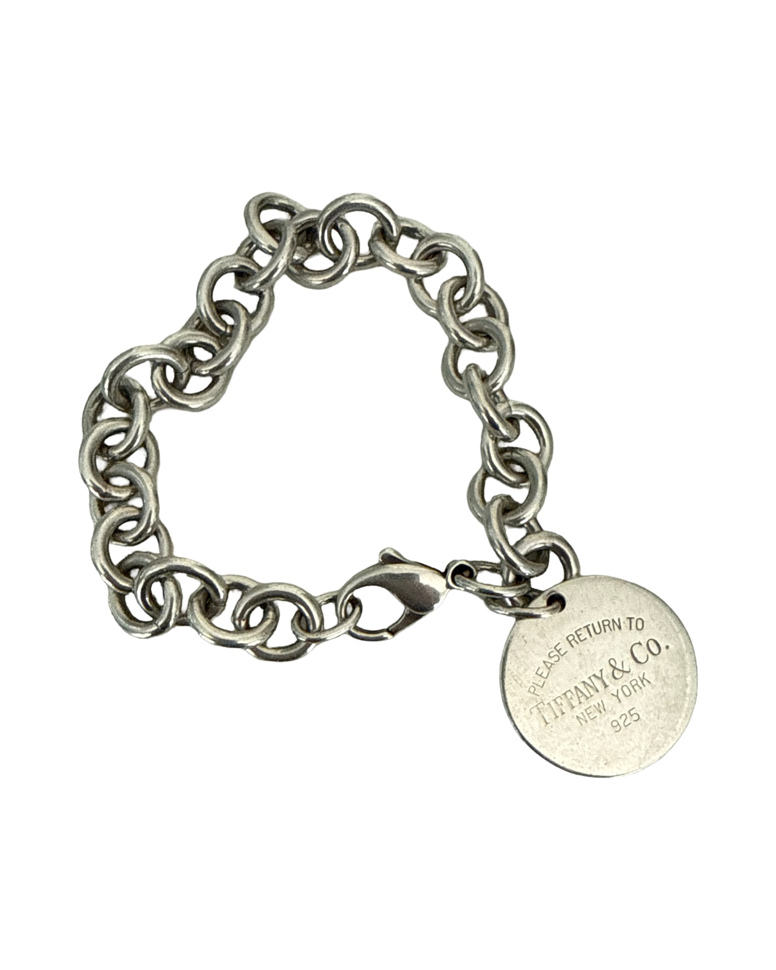 Vintage Tiffany & Co Oval Link Bracelet: Vintage Tiffany & Co Oval Link Bracelet Sterling Silver 7.5"