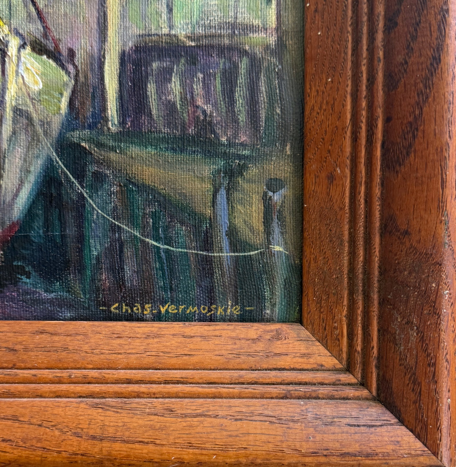 Charles Vermoskie (1905 - 1991) Harbor Scene - 3
