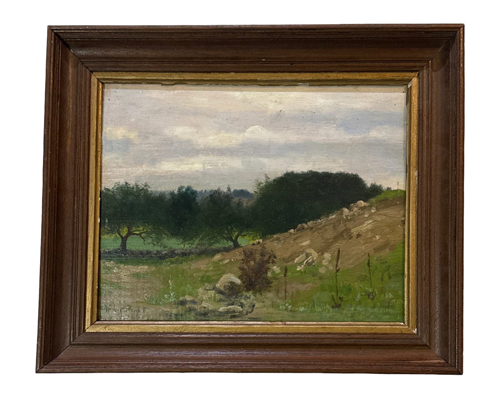 Willard Leroy Metcalf (1858 - 1925) American "Fall Landscape " - 2