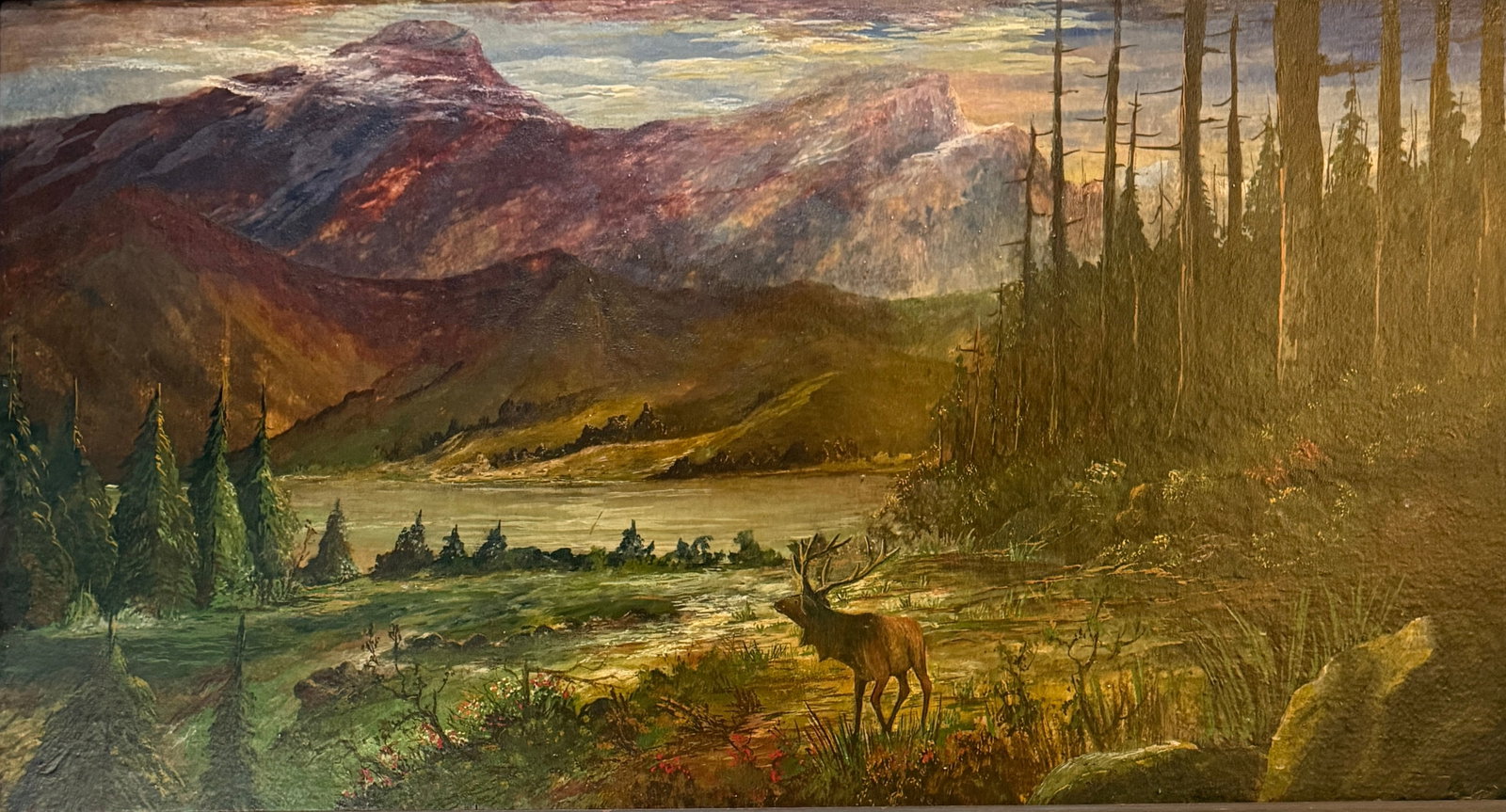 John Fery (1859-1934) American: John Fery (1859-1934) American, Oil on board. Signed Lower Right measures 16"x30" w/f 21"x34" Acquired in 1992 from a private collection in California, currently in a private collection in West Palm B