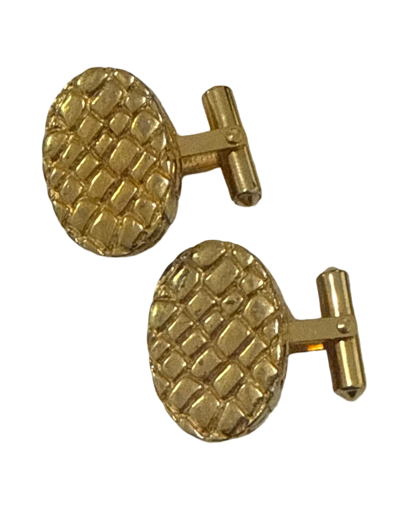 Christian Dior Vintage Gold Plated Cufflinks (1 of 2)