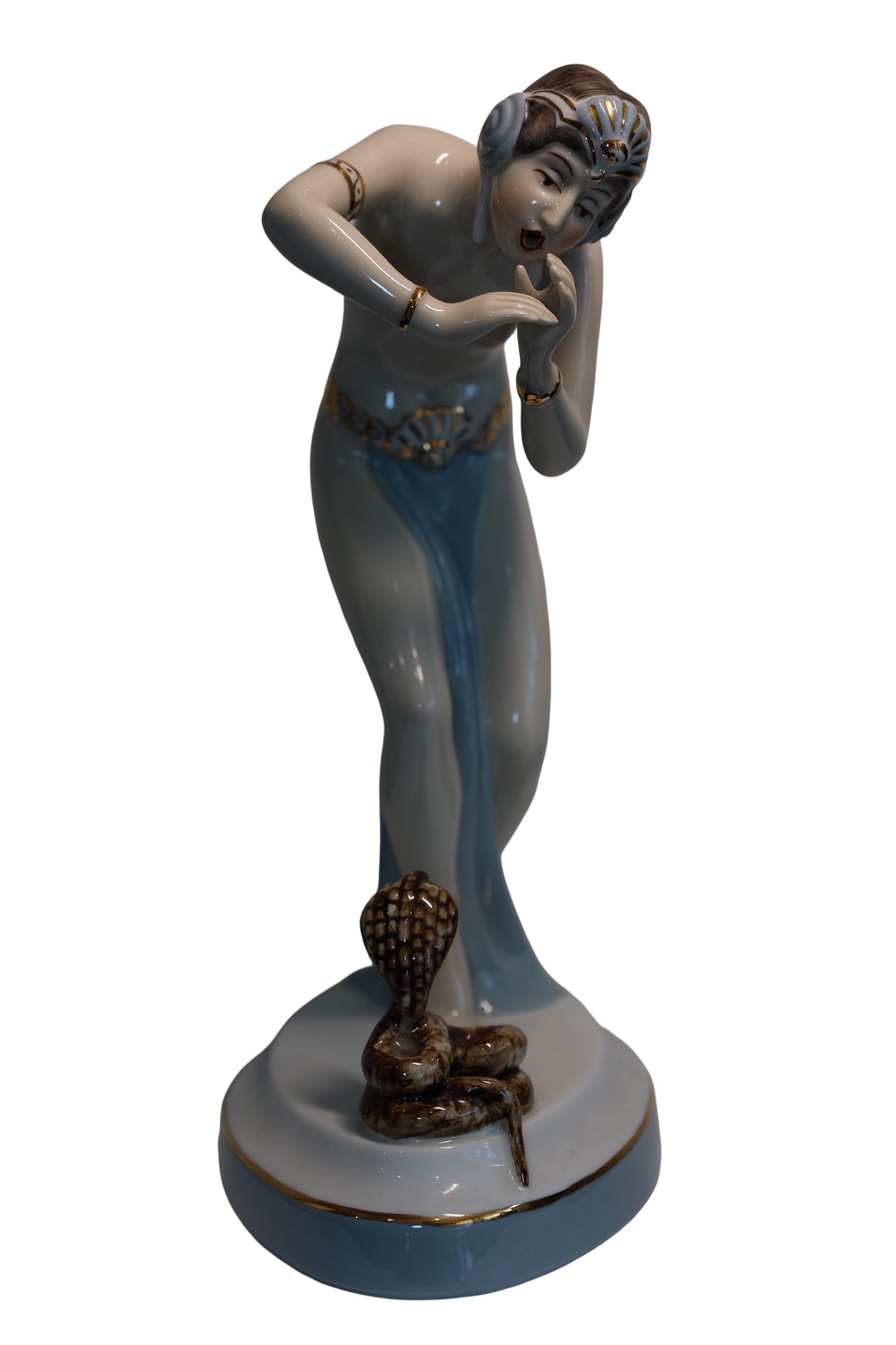 Royal Dux Snake Charmer - 3