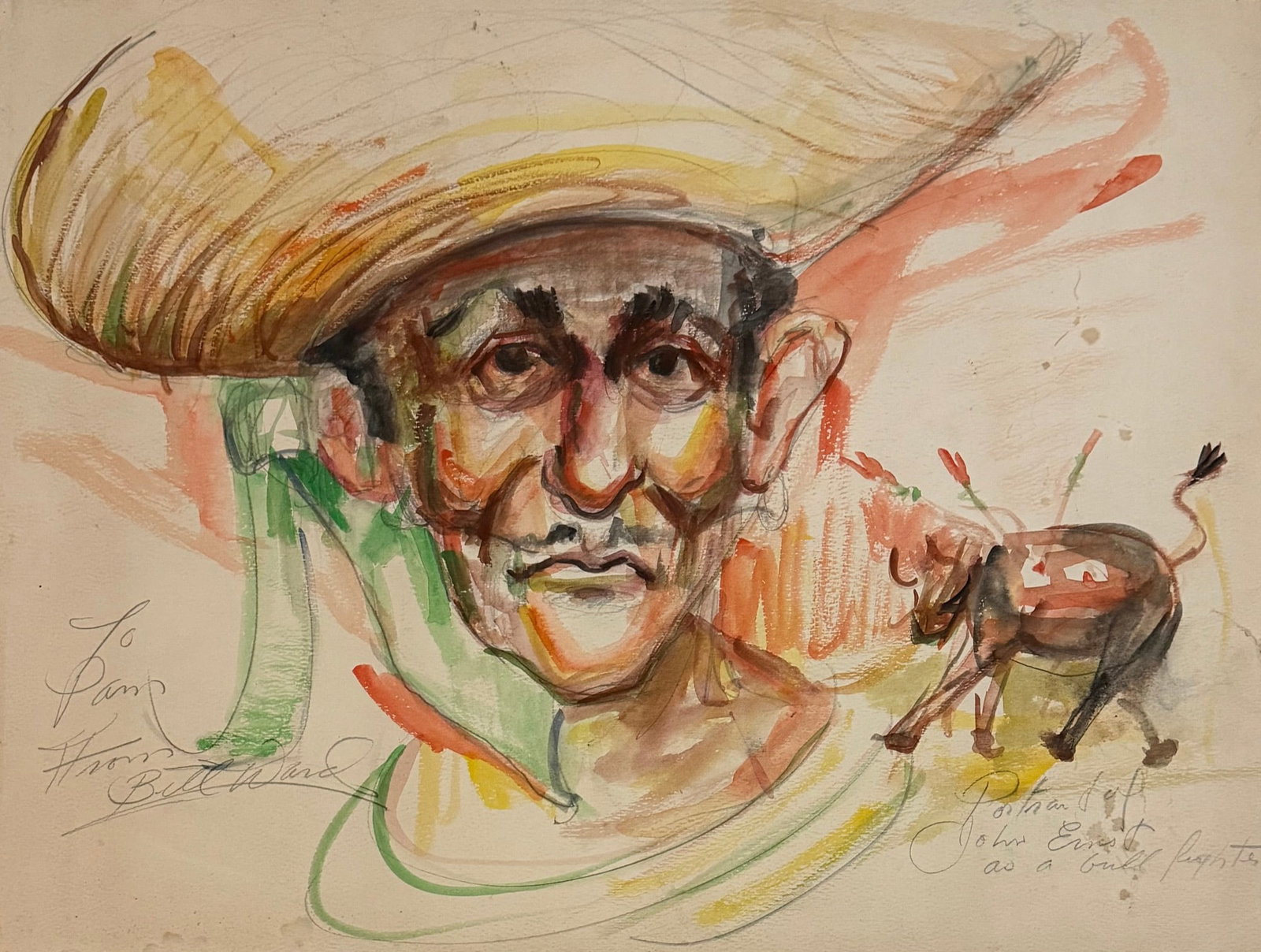 Signed Bill Ward Watercolor (1 of 4)