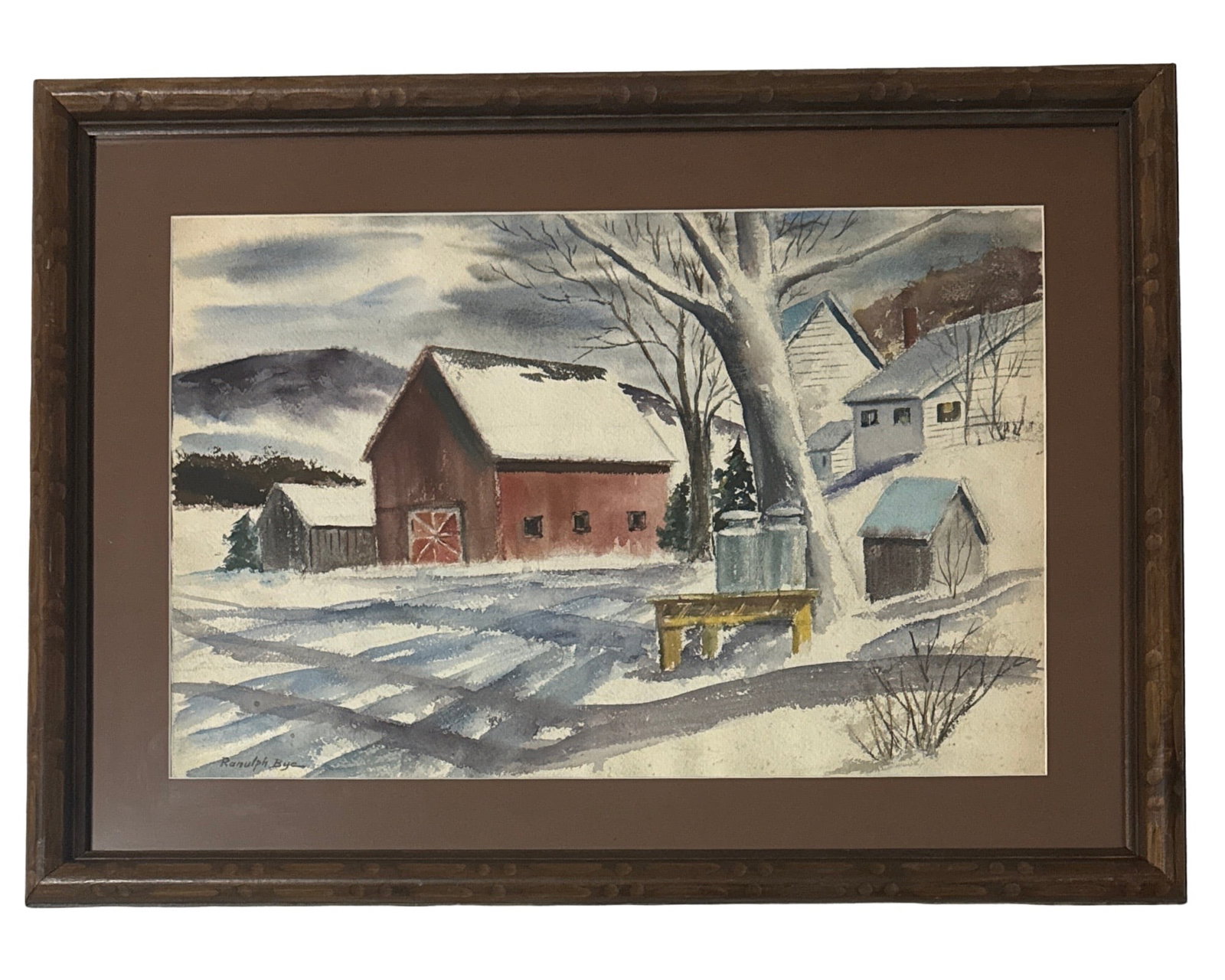Ranulph Bye (1916 - 2003) Snow Scene - 2