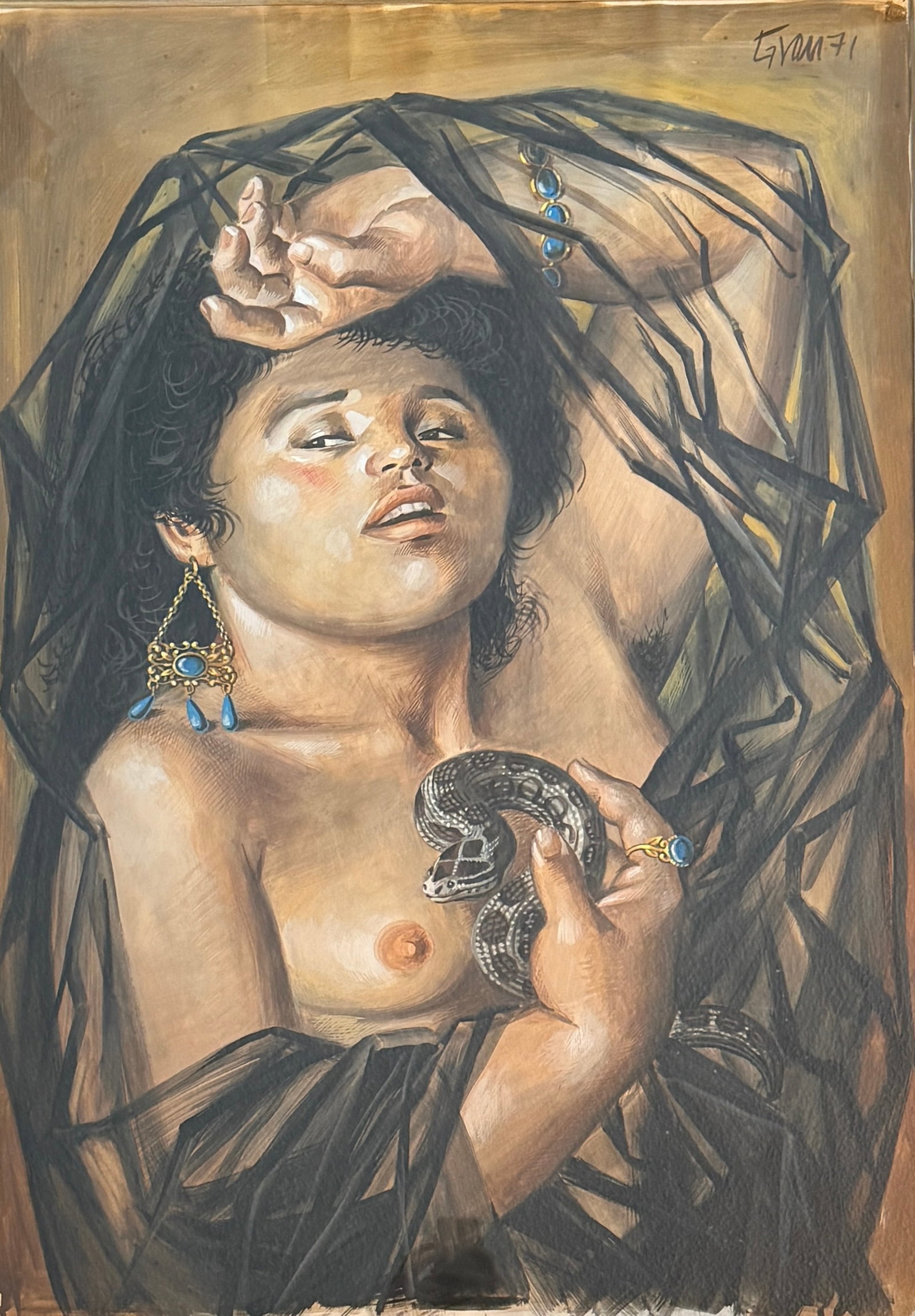 Enrique Grau (Colombian | 1920 - 2004)"Lamuerte de Cleopata" 1971 (1 of 3)