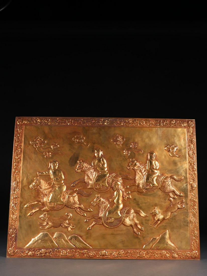 A Gilt-bronze Buddha Board (1 of 9)
