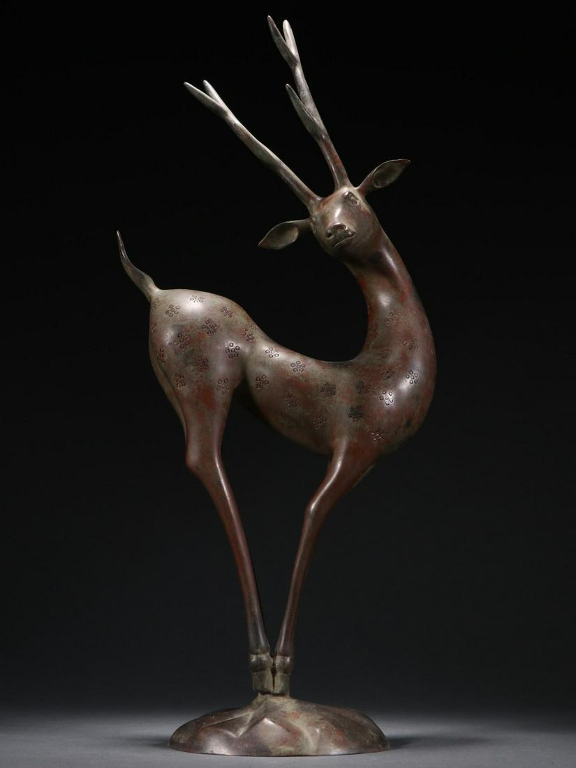 A Fine Copper Sika Deer Ornament (1 of 9)