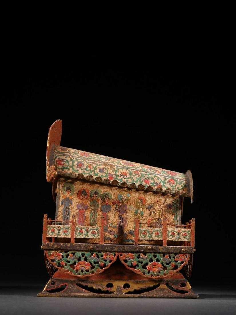 A Gilt-bronze Painted Ornament (1 of 9)