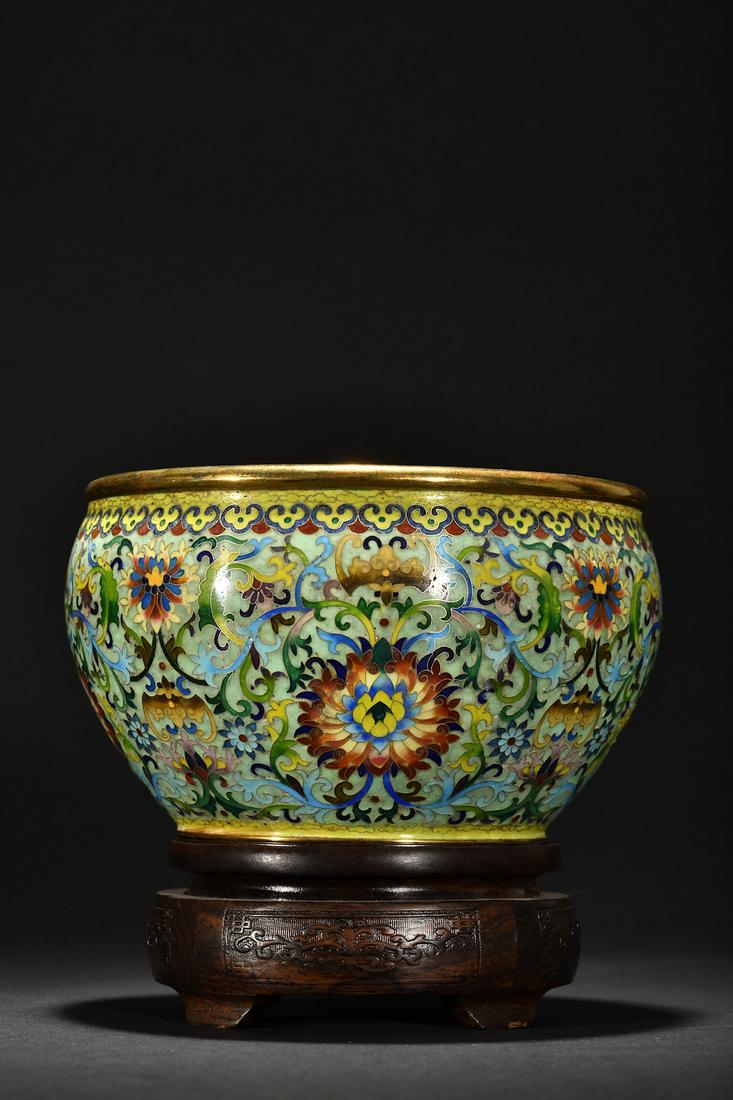 A Rare Cloisonne Flower Pot (1 of 9)