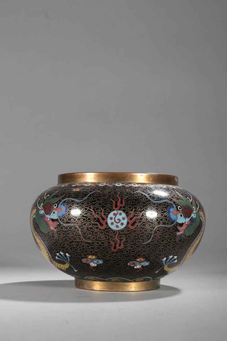 A Fine Cloisonne Dragon Pattern Water Bowl (1 of 9)