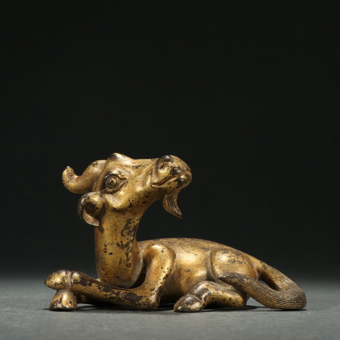 A Fine Gilt-bronze Beast Paperweight (1 of 9)