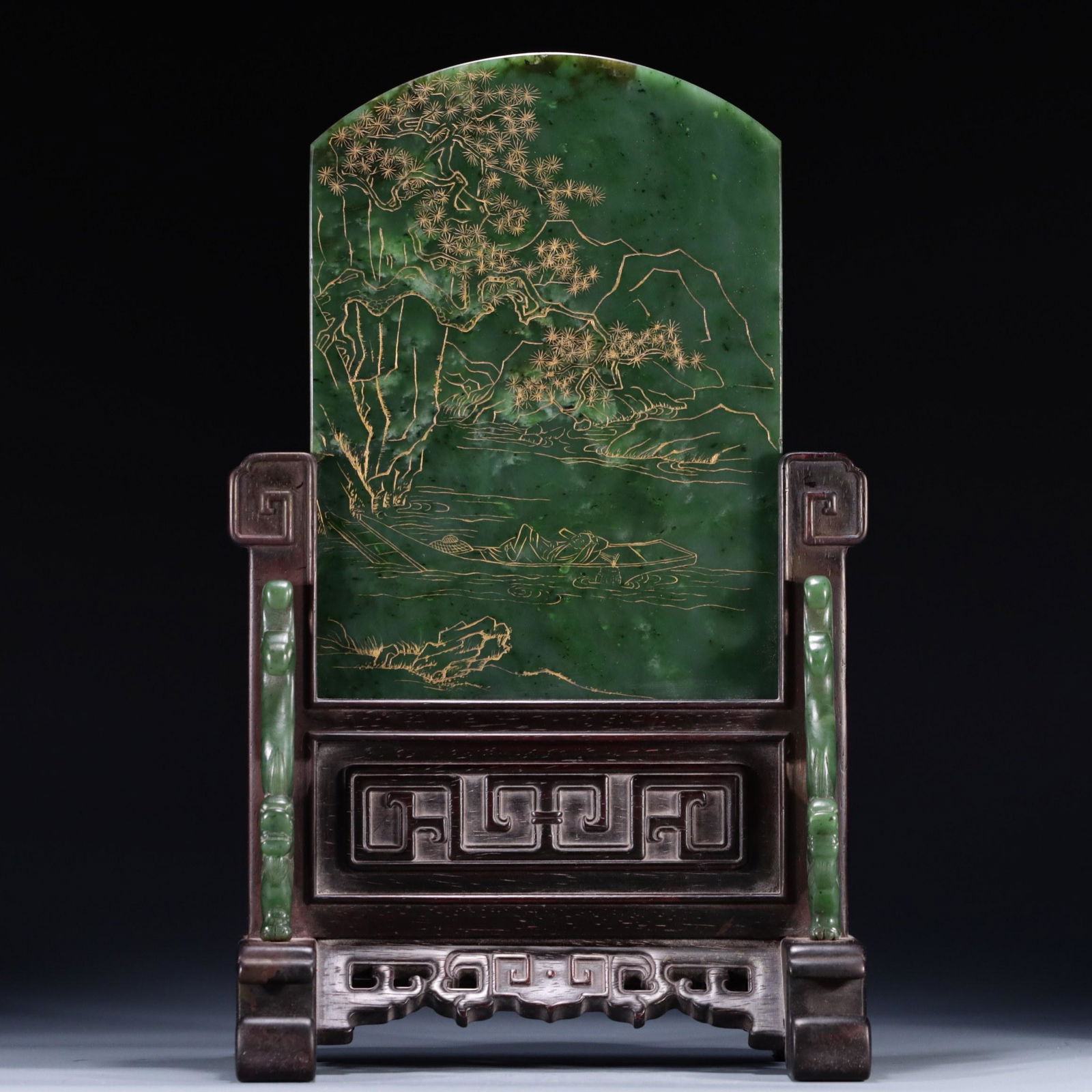 A Fine Jasper Table Screen (1 of 9)