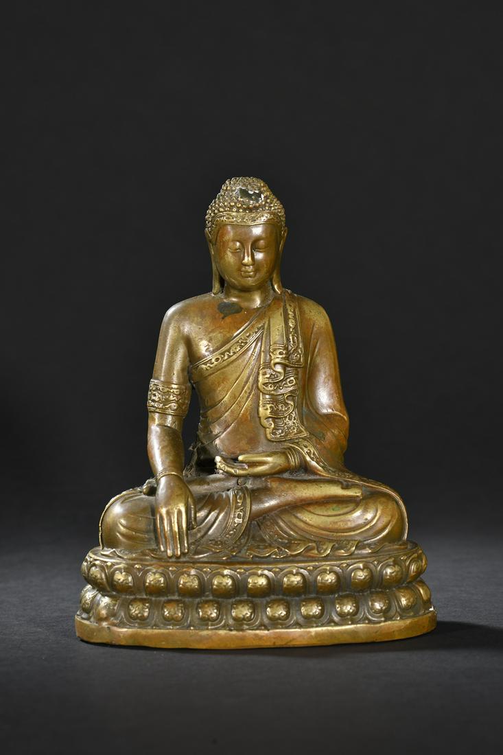 A Fine Copper Figure of Buddha (1 of 9)