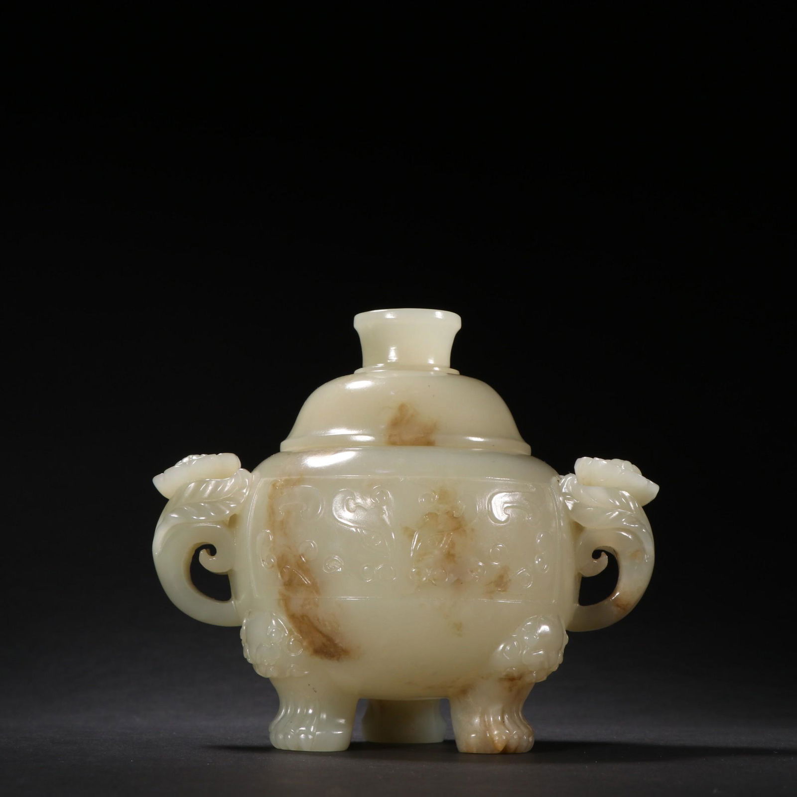 A Top Hetian Jade Censer With Cover (1 of 9)