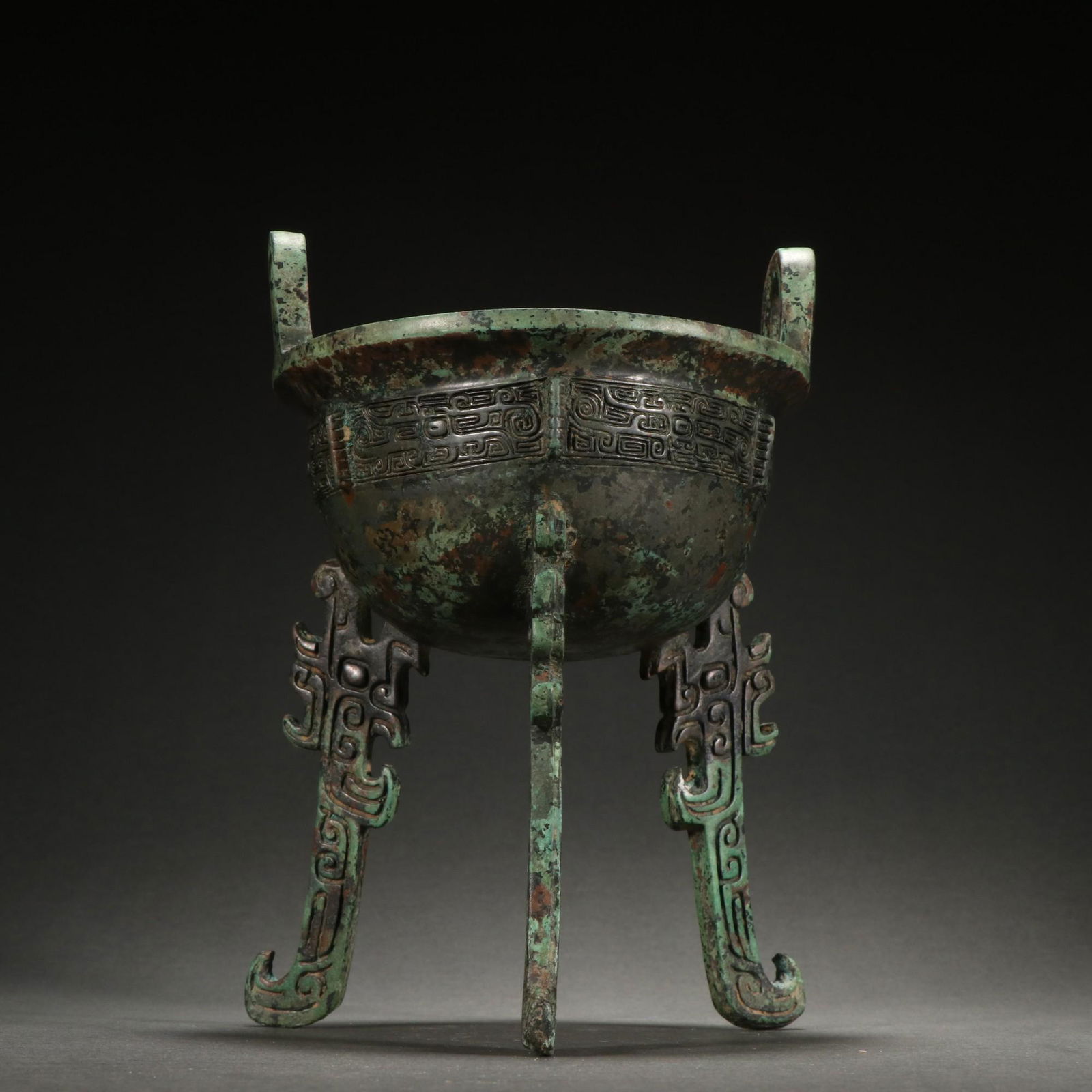 A Rare Bronze High Foot Censer (1 of 9)