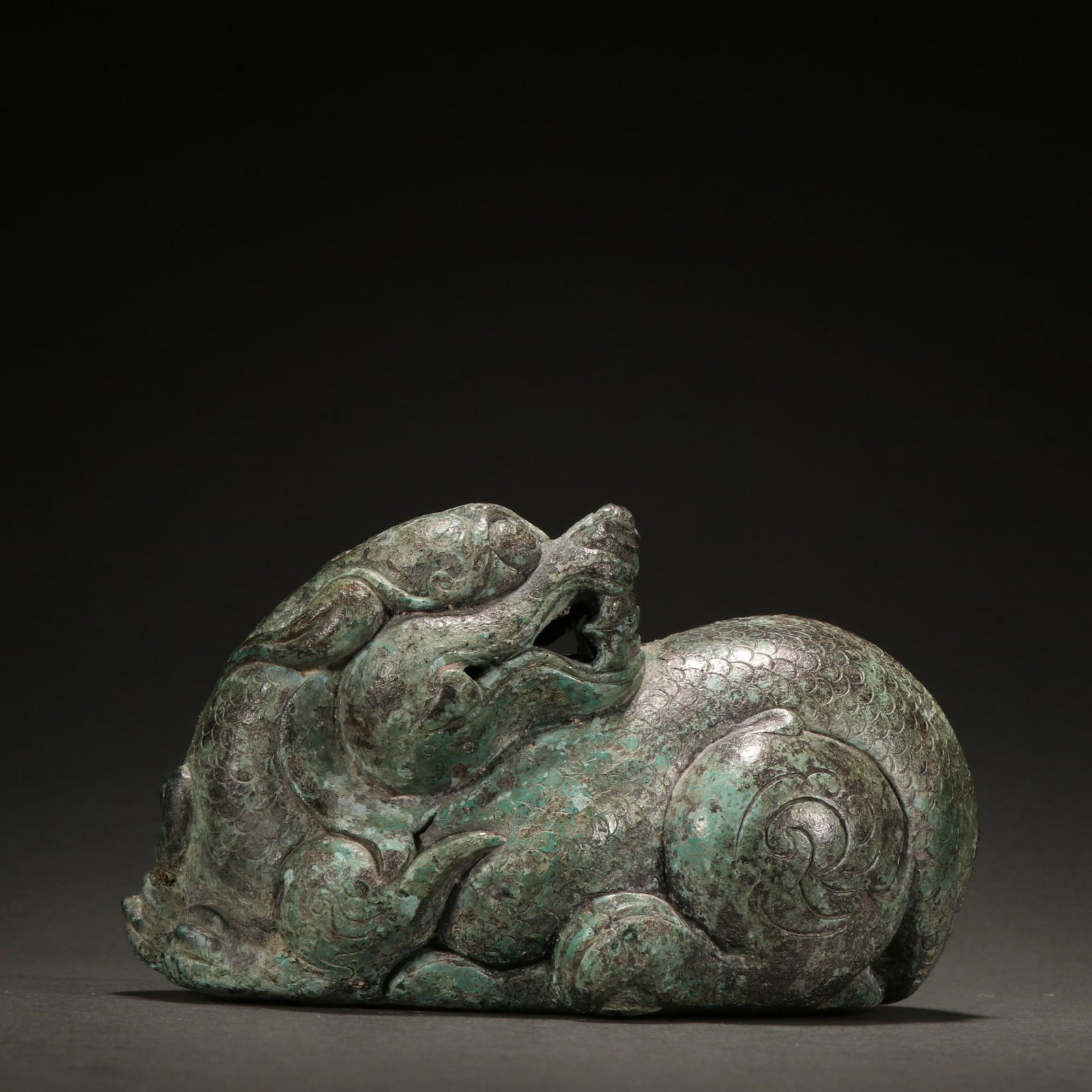 A Rare Bronze Beast Ornament (1 of 9)