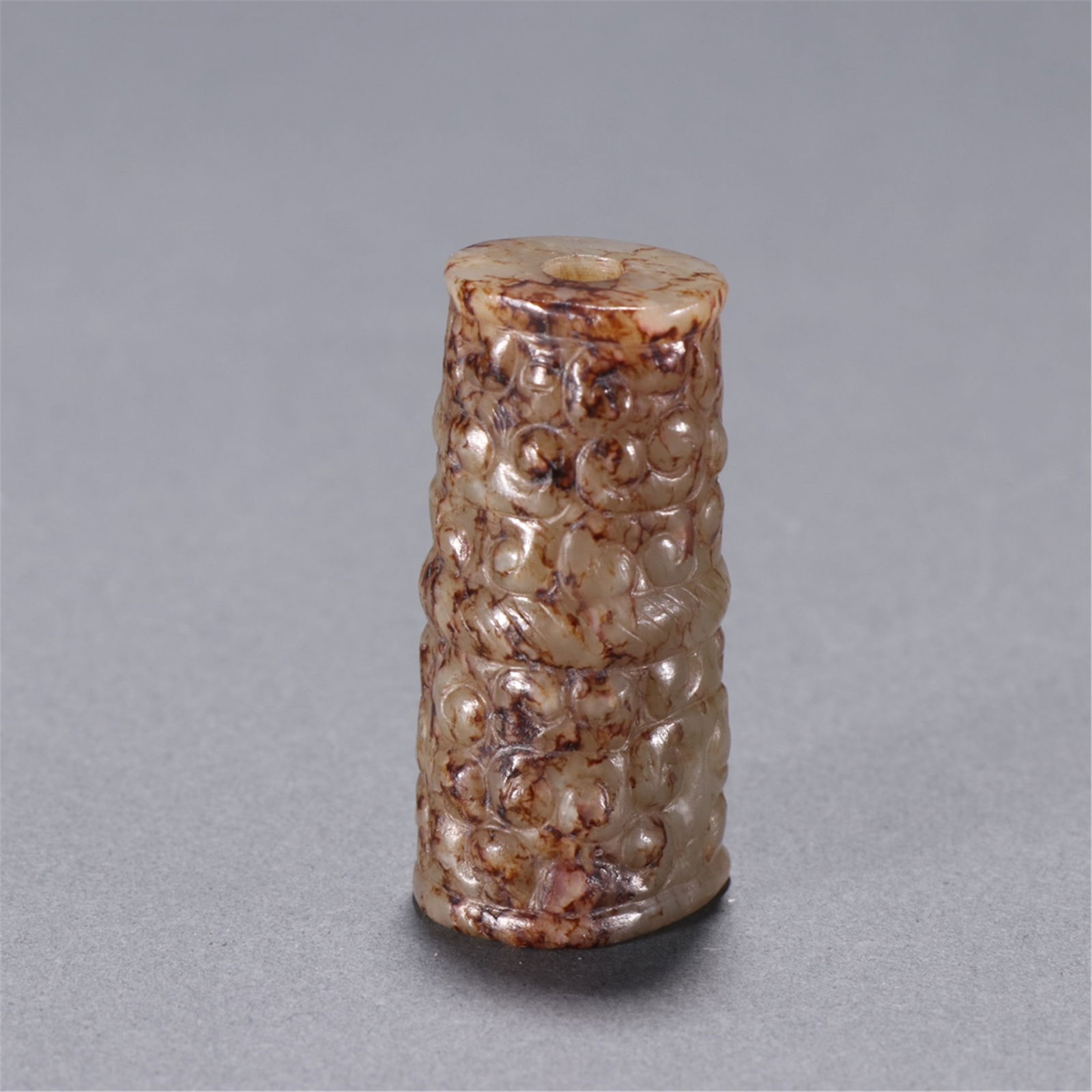A Delicate Gaogu Jade Bead (1 of 9)