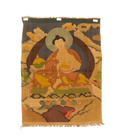 A silk thangka